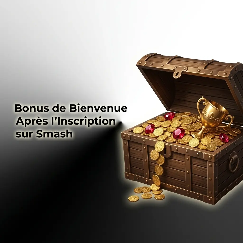Bonus de bienvenue Smash : 600% casino jusqu'à 10 000 EUR et 250% paris sportifs jusqu'à 5 000 EUR