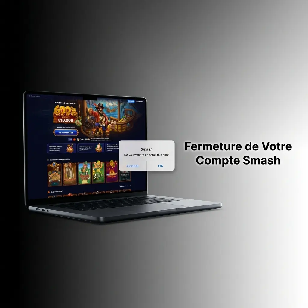 Fermeture compte Smash : étapes pour clôturer votre compte et autoexclusion jeu en ligne