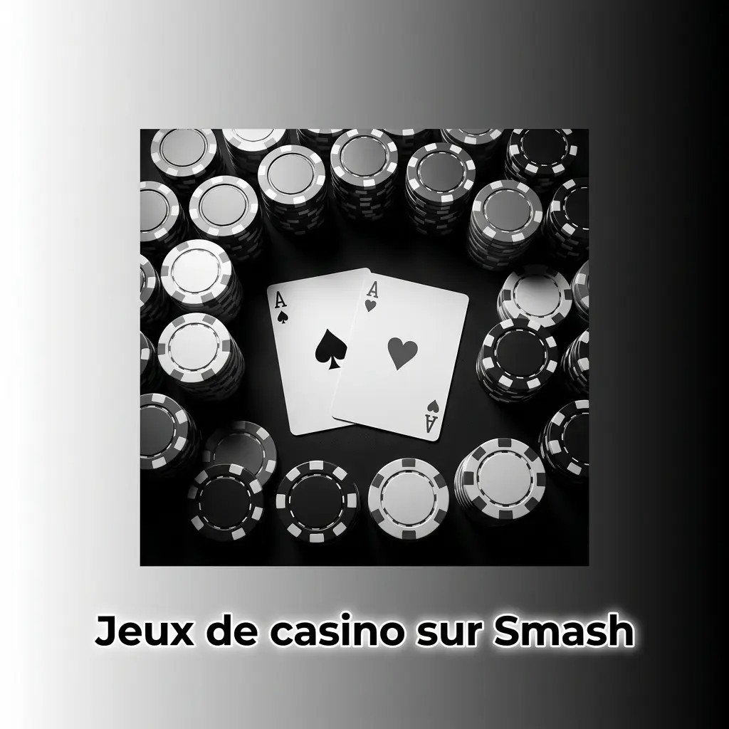 Jeux de casino Smash : machines à sous, blackjack, roulette, baccarat, poker et jeux en direct disponibles