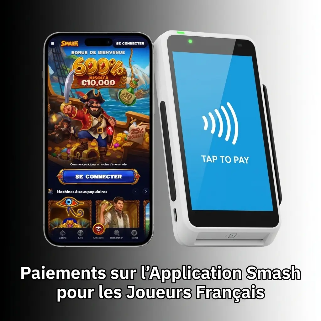 Méthodes de paiement Smash App pour joueurs français : Visa, MasterCard, crypto, Giropay et Sofort