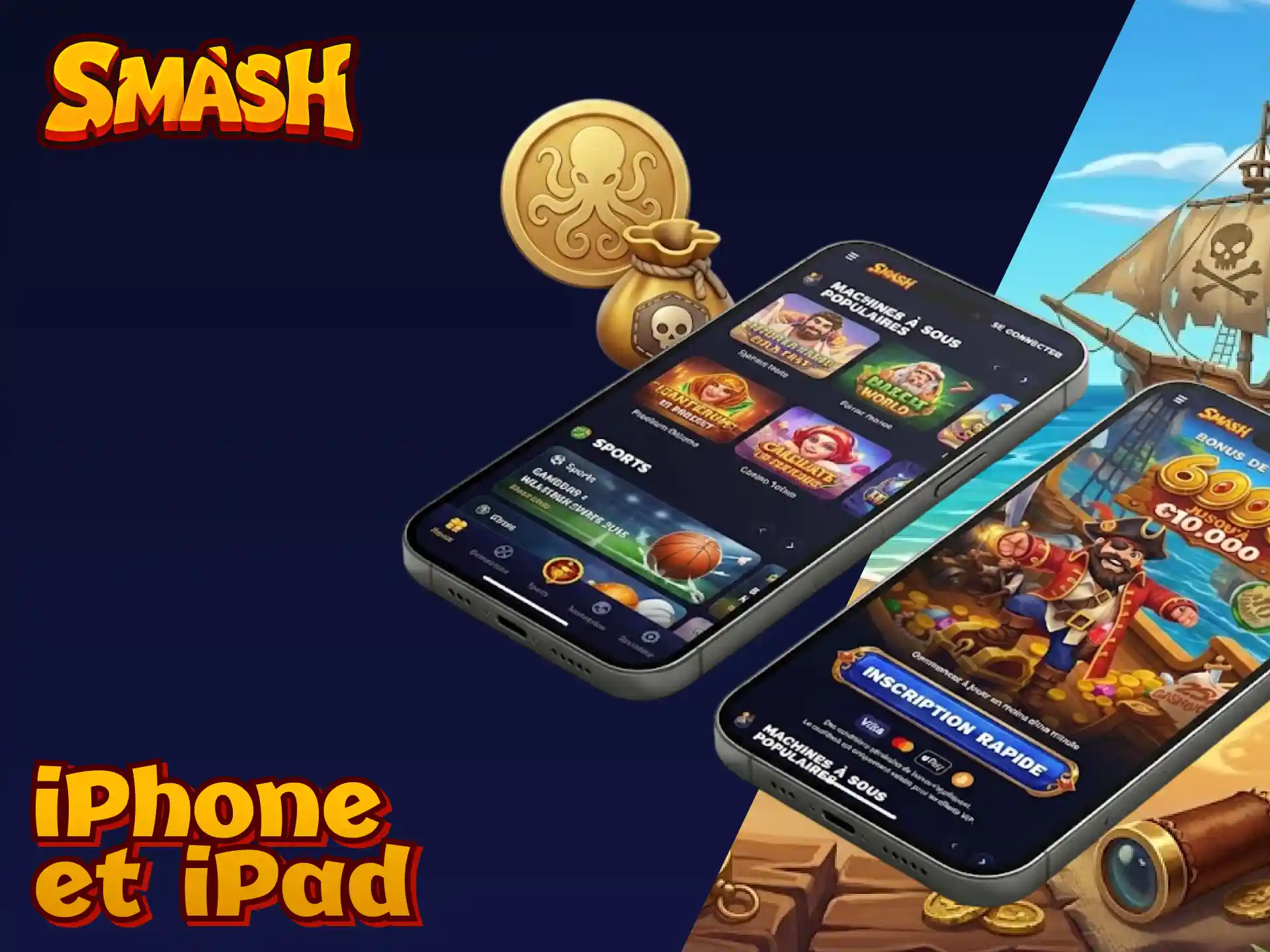 Installez l'application Smash sur votre iPhone ou iPad en tant que PWA.
